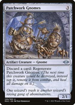 2021 Magic The Gathering Modern Horizons 2 #299 Patchwork Gnomes Front