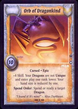 2005 Warlord Saga of the Storm - Dragon's Fury #168 Orb of Dragonkind Front