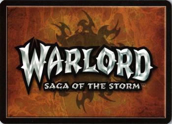 2007 Warlord Saga of the Storm Light and Shadow #001 Clarion Back