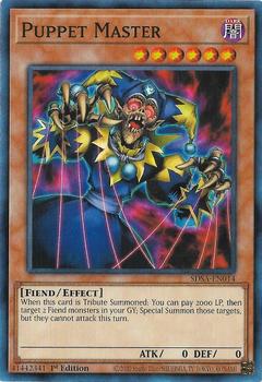 2020 Yu-Gi-Oh! Sacred Beasts English 1st Edition #SDSA-EN014 Puppet Master Front