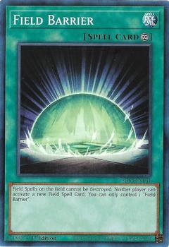 2020 Yu-Gi-Oh! Sacred Beasts English 1st Edition #SDSA-EN031 Field Barrier Front