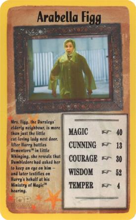 2016 Top Trumps Harry Potter and The Order of The Phoenix #NNO Arabella Figg Front
