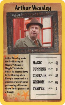 2016 Top Trumps Harry Potter and The Order of The Phoenix #NNO Arthur Weasley Front