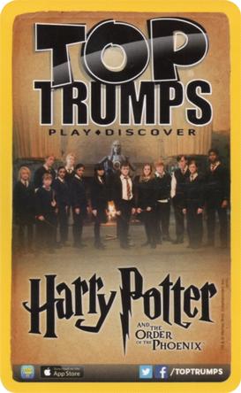 2016 Top Trumps Harry Potter and The Order of The Phoenix #NNO Professor Minerva McGonagall Back
