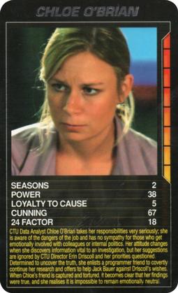 2005 Top Trumps Limited Editions 24 #NNO Chloe O'Brian Front