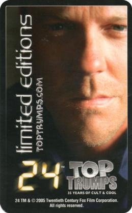 2005 Top Trumps Limited Editions 24 #NNO David Palmer Back
