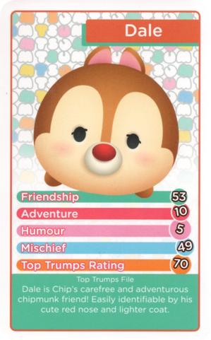 2016 Top Trumps Tsum Tsum #NNO Dale Front