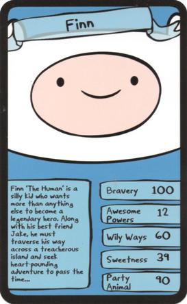 2016 Top Trumps Adventure Time #NNO Finn Front
