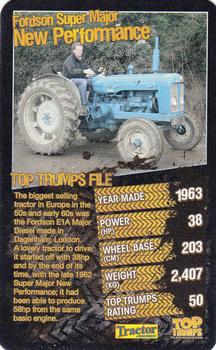 2016 Top Trumps Who's the Muddiest? Tractors #NNO Fordson Super Major New Performance Front