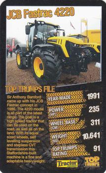 2016 Top Trumps Who's the Muddiest? Tractors #NNO JCB Fastrac 4220 Front