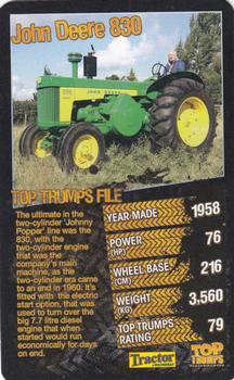2016 Top Trumps Who's the Muddiest? Tractors #NNO John Deere 830 Front