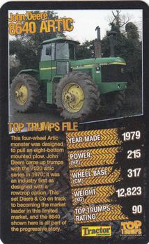 2016 Top Trumps Who's the Muddiest? Tractors #NNO John Deere 8640 Artic Front