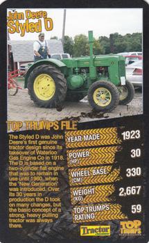 2016 Top Trumps Who's the Muddiest? Tractors #NNO John Deere Styled D Front