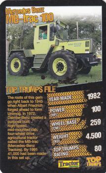 2016 Top Trumps Who's the Muddiest? Tractors #NNO Mercedes Benz MB-trac 100 Front