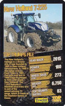 2016 Top Trumps Who's the Muddiest? Tractors #NNO New Holland 7.225 Front