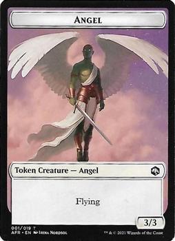 2021 Magic The Gathering Adventures in the Forgotten Realms - Tokens #001 Angel Front