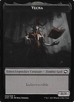 2021 Magic The Gathering Adventures in the Forgotten Realms - Tokens #008 Vecna Front