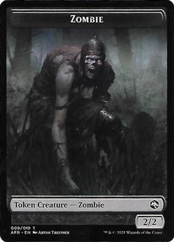 2021 Magic The Gathering Adventures in the Forgotten Realms - Tokens #009 Zombie Front