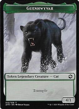 2021 Magic The Gathering Adventures in the Forgotten Realms - Tokens #013 Guenhwyvar Front