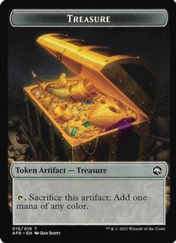 2021 Magic The Gathering Adventures in the Forgotten Realms - Tokens #015 Treasure Front