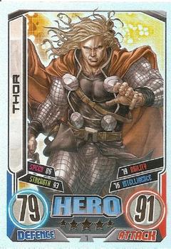 2012 Topps Marvel Hero Attax Series 2: Avengers #7 Thor Front