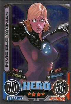 2012 Topps Marvel Hero Attax Series 2: Avengers #22 Invisible Woman Front