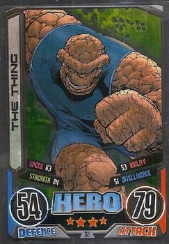 2012 Topps Marvel Hero Attax Series 2: Avengers #32 The Thing Front