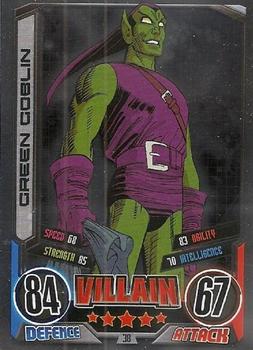2012 Topps Marvel Hero Attax Series 2: Avengers #38 Green Goblin Front