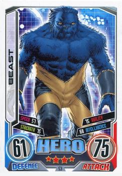 2012 Topps Marvel Hero Attax Series 2: Avengers #53 Beast Front