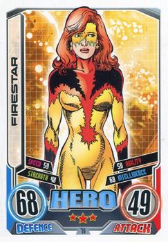 2012 Topps Marvel Hero Attax Series 2: Avengers #70 Firestar Front