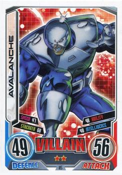 2012 Topps Marvel Hero Attax Series 2: Avengers #115 Avalanche Front