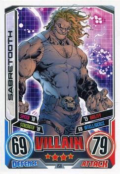 2012 Topps Marvel Hero Attax Series 2: Avengers #158 Sabretooth Front