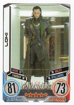 2012 Topps Marvel Hero Attax Series 2: Avengers #205 Loki Front