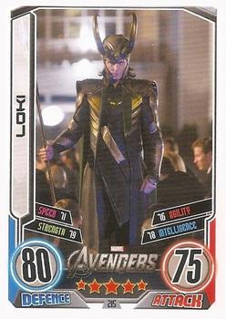 2012 Topps Marvel Hero Attax Series 2: Avengers #215 Loki Front
