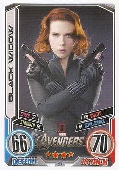 2012 Topps Marvel Hero Attax Series 2: Avengers #217 Black Widow Front
