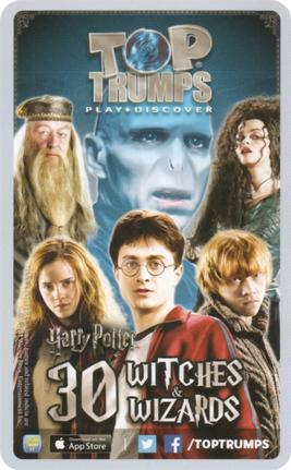 2019 Top Trumps Harry Potter 30 Witches & Wizards #NNO Arthur Weasley Back