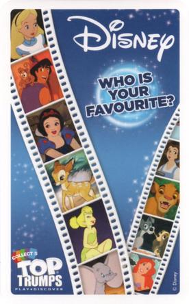 2016 Top Trumps Disney Who is your favourite? #NNO Title Card Front