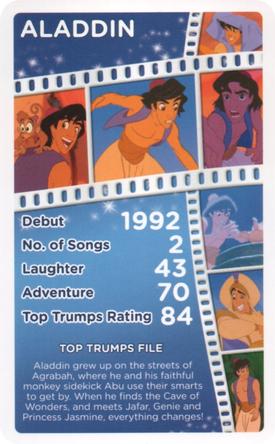 2016 Top Trumps Disney Who is your favourite? #NNO Aladdin Front