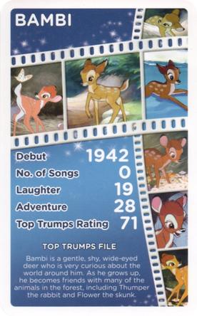 2016 Top Trumps Disney Who is your favourite? #NNO Bambi Front
