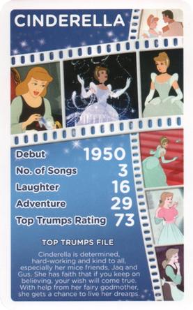 2016 Top Trumps Disney Who is your favourite? #NNO Cinderella Front