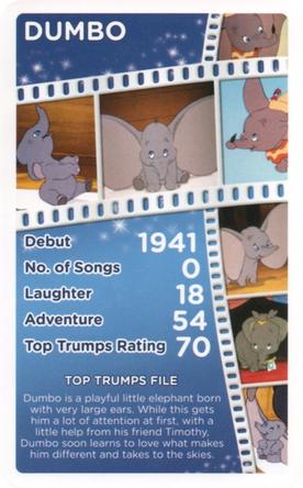 2016 Top Trumps Disney Who is your favourite? #NNO Dumbo Front