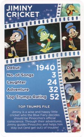 2016 Top Trumps Disney Who is your favourite? #NNO Jiminy Cricket Front