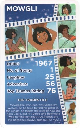 2016 Top Trumps Disney Who is your favourite? #NNO Mowgli Front