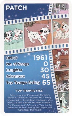 2016 Top Trumps Disney Who is your favourite? #NNO Patch Front