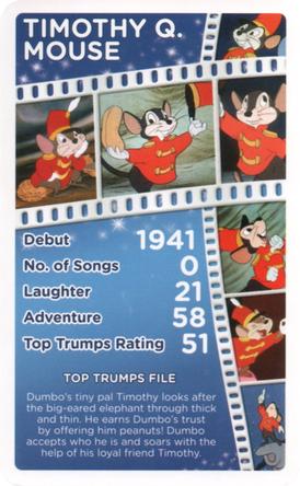2016 Top Trumps Disney Who is your favourite? #NNO Timothy Q. Mouse Front