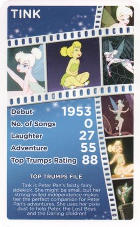 2016 Top Trumps Disney Who is your favourite? #NNO Tink Front