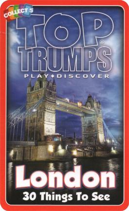 2015 Top Trumps London 30 Things to See #NNO Title Card Front