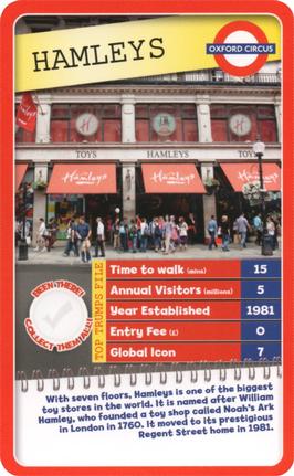 2015 Top Trumps London 30 Things to See #NNO Hamleys Front