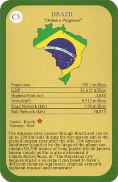 2010 Ultimate Trumps Countries of the World #C3 Brazil Front