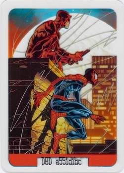 2008 Edibas Lamincards Marvel Heroes #99 Daredevil / Spider-Man Front